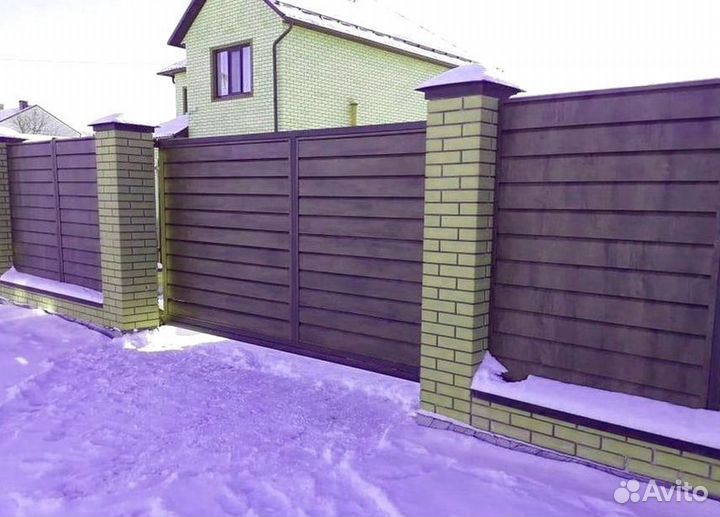 Заборы жалюзи со склада