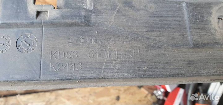 Накладка порога наружняя Mazda CX 5 2012-2017