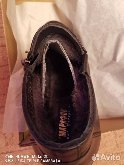 Мужские полуботинки,ботинки(новые,натур.кожа)