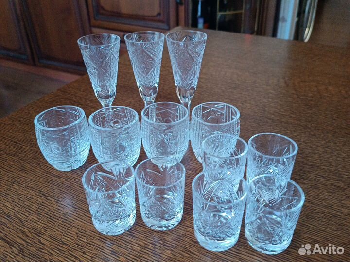 Рюмки хрусталь