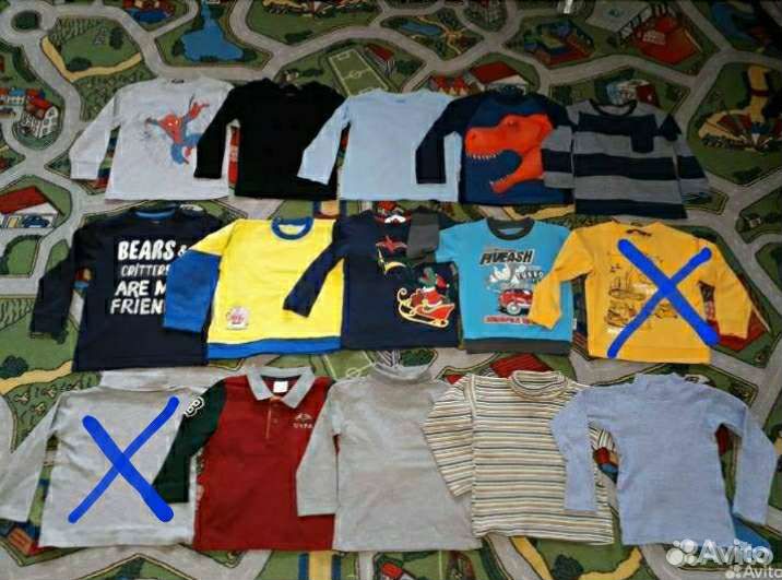 Пакет одежды на мальчика 98-104