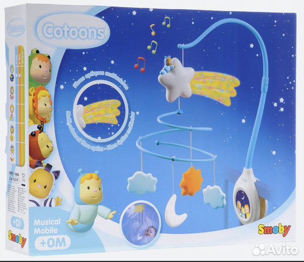 Мобиль на кроватку cotoons