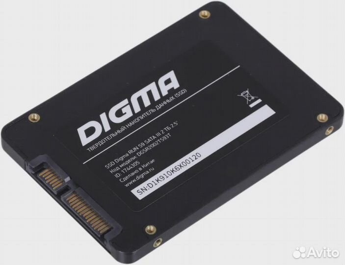 Твердотельный накопитель (SSD) Digma dgsr2002TS93T