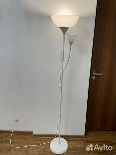 Торшер напольный IKEA белый