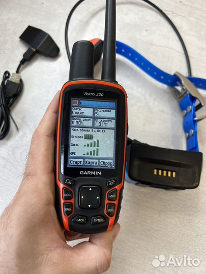 Навигатор Garmin Astro 320 с ошейником T5