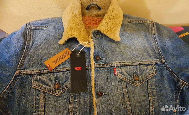 Джинсовая куртка с мехом Levi'S