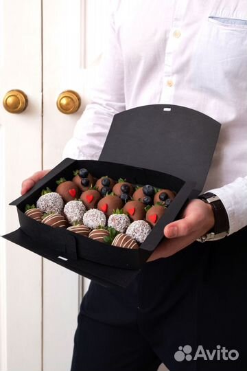 Набор клубники в бельгийском шоколаде