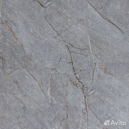 Пвх плитка Stronghold Prague Мрамор серо-коричневы