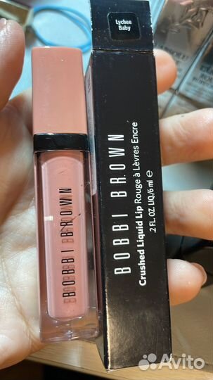 Bobbi brown жидкая помада блеск lychee baby