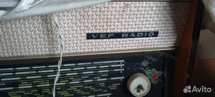 Радиола vef radio