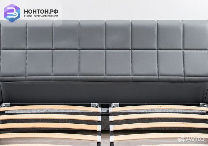 Кровать Оливия серая