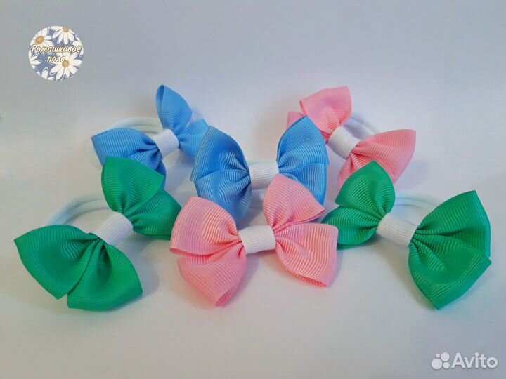 Банты для волос ручной работы