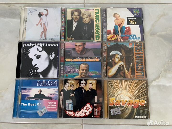 Музыкальные cd диски и dvd