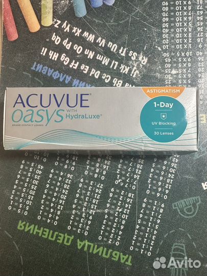 Линзы контактные, acuvue oasys 1 day