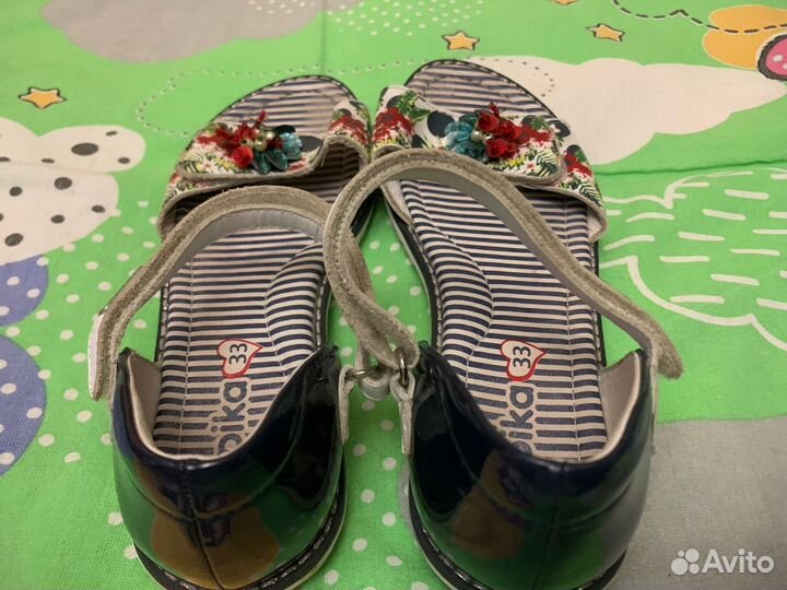 Босоножки для девочки 33 размер