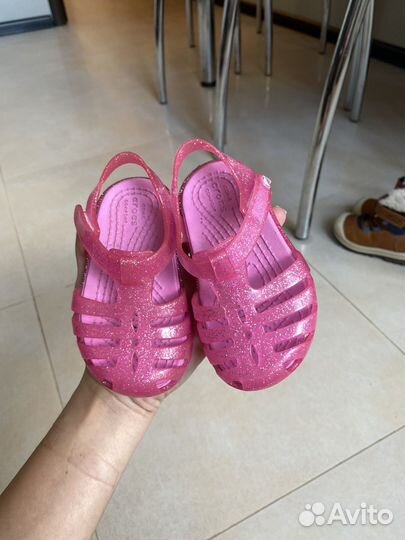 Crocs на девочку сандали 22 размер