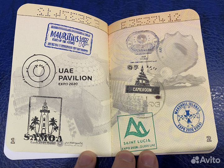 Печати expo 2020 заполненный все страницы