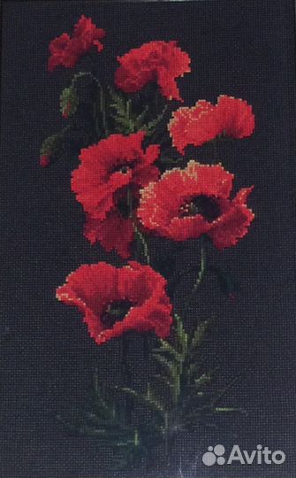 Картина вышитая крестиком 
