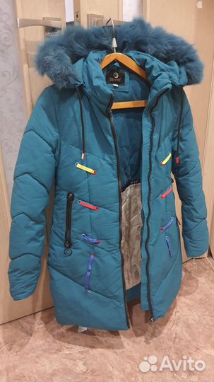 Зимний пуховик для девочки 158