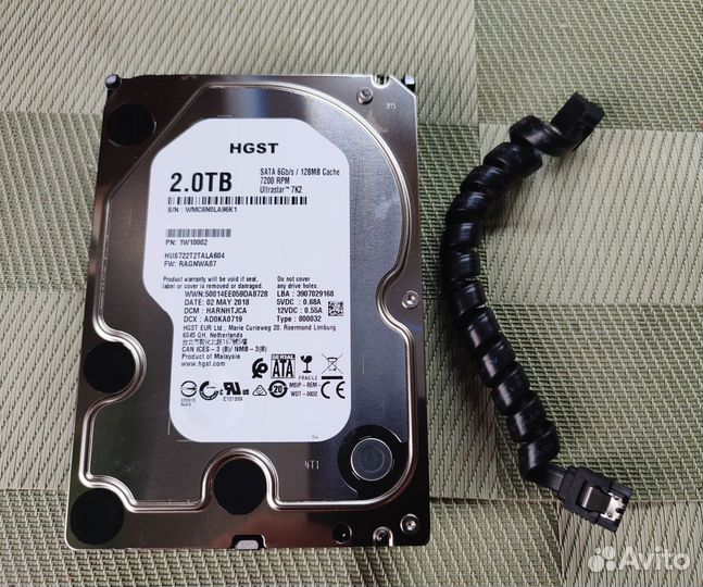 Жесткий диск hgst 2 Tb Ultrastar 7K2