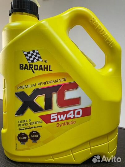 Моторное масло Bardahl XTC 5W40