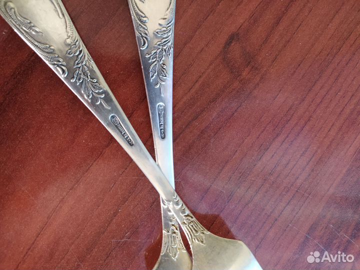 Мельхиоровые ложки и вилки