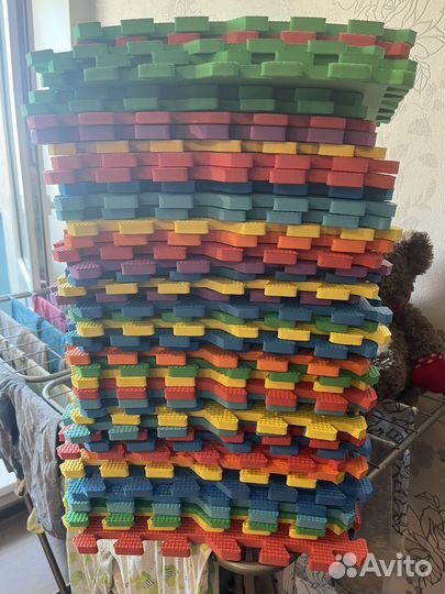 Детский коврик пазл 47шт 30*30