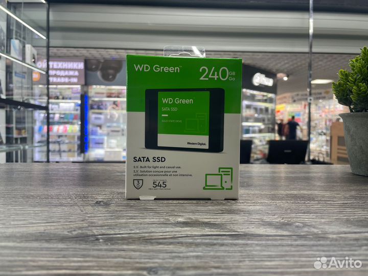 SSD Western Digital WD Green 240 гб WDS240G3G0A