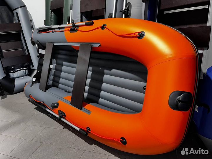 Лодка пвх Stormline Classic Air 335 оранжево-черна