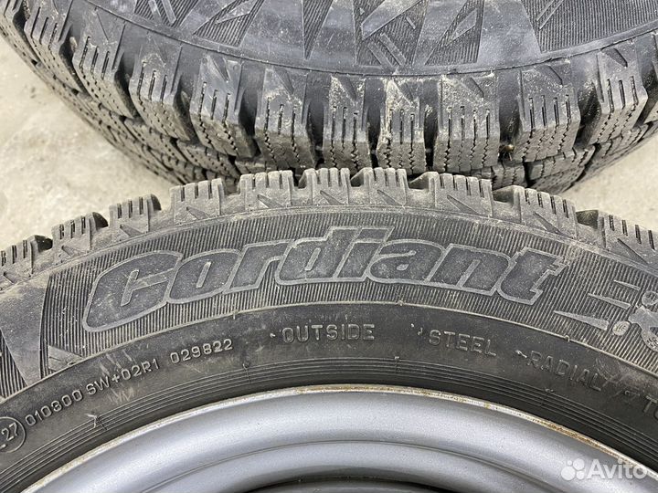 Комплект зимних колёс Cordiant на ваз