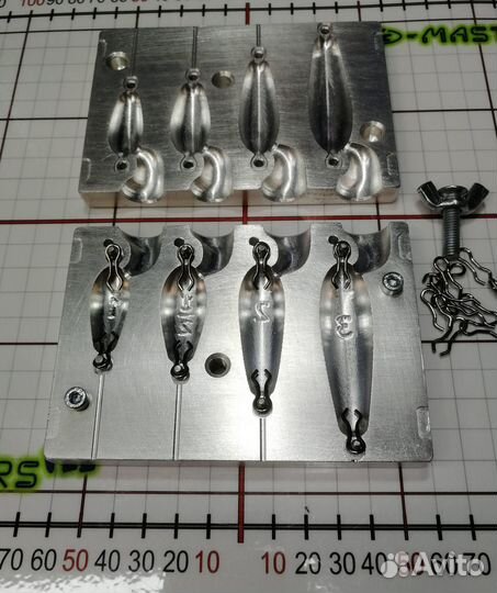 Форма для литья рыболовных грузил