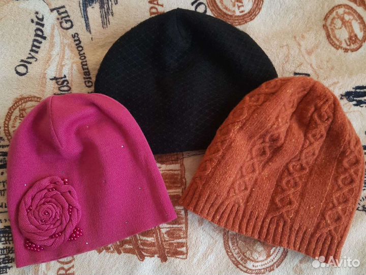 Шапка женская вязаная