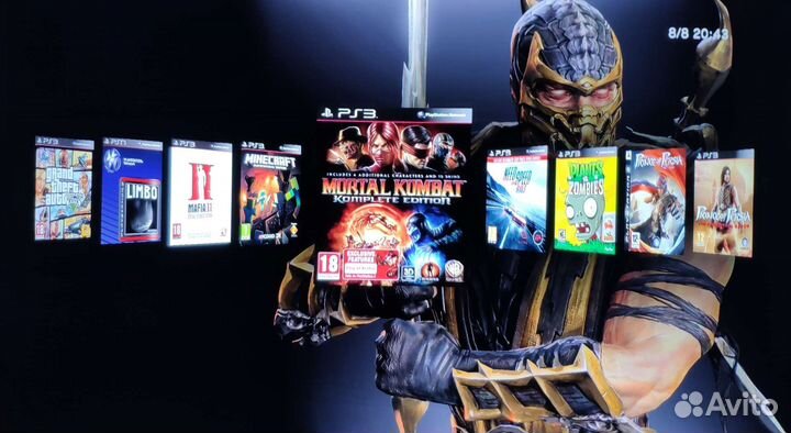 Sony Playstation 3 Slim/Прошита/20 Игр