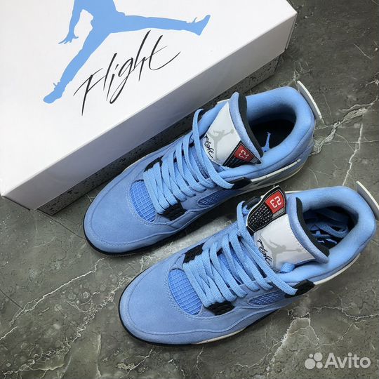 Кроссовки Jordan 4 Retro University Blue