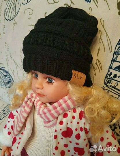 Шапка трикотаж детская новая