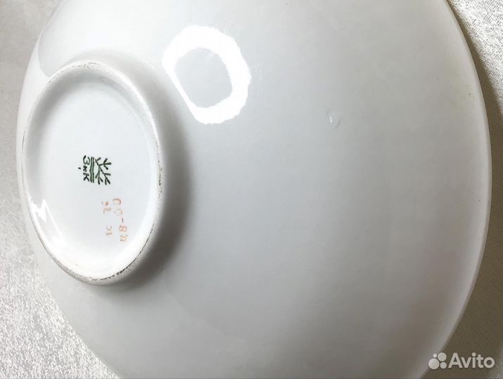 Блюдо углубленное зик белоснежное