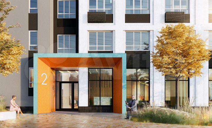 2-к. квартира, 54,7 м², 6/29 эт.