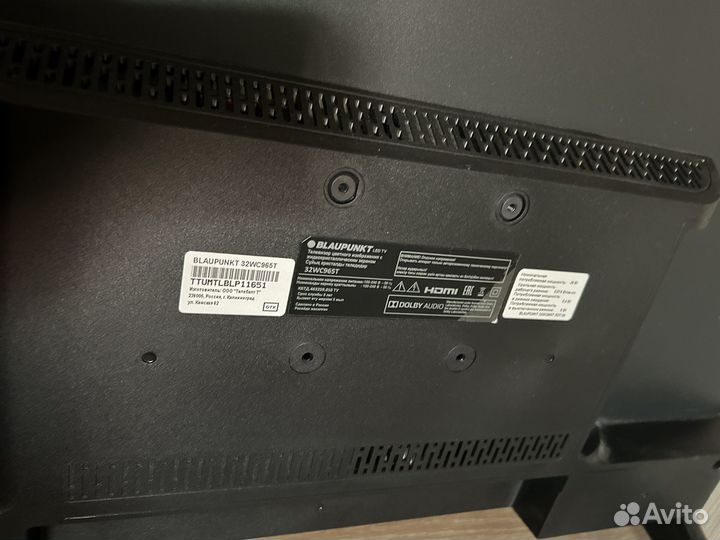 Телевизор blaupunkt