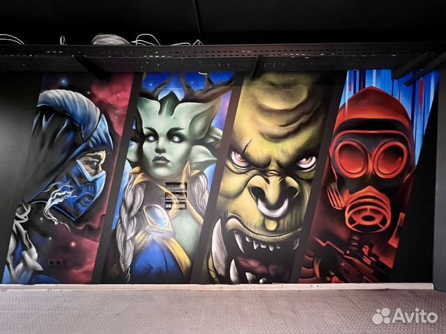 Роспись стен / граффити / аэрография / картины