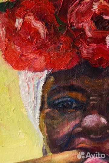 Картина маслом, холст на картоне