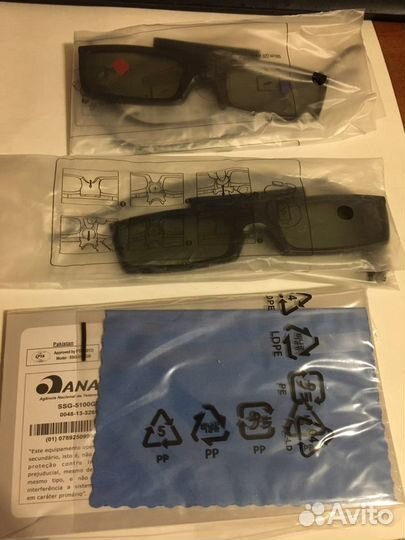 3d очки samsung - 2 пары. Новые