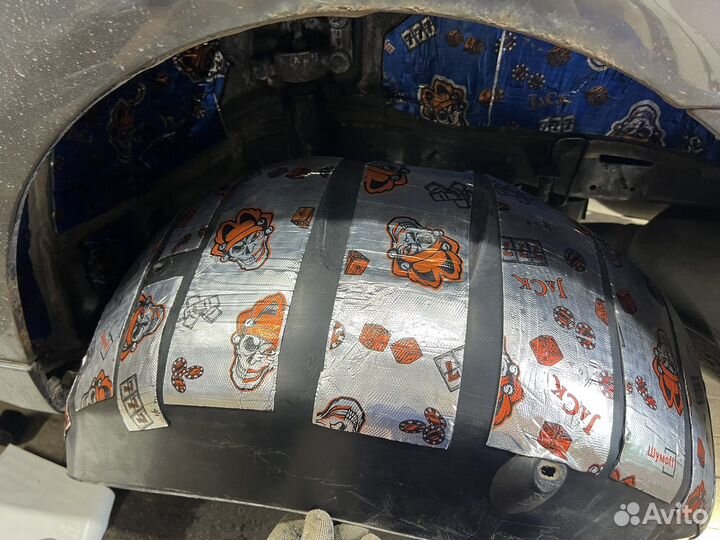 Шумоизоляция колесных арок