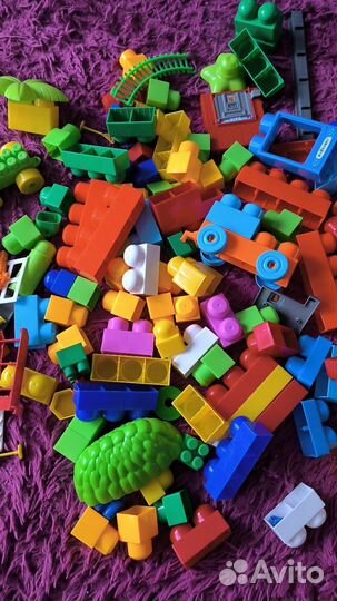 Конструктор для малышей+паркинг. Пакет