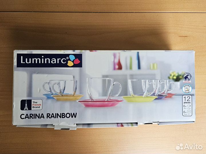 Чайный сервиз Luminarc Rainbow 6 персон