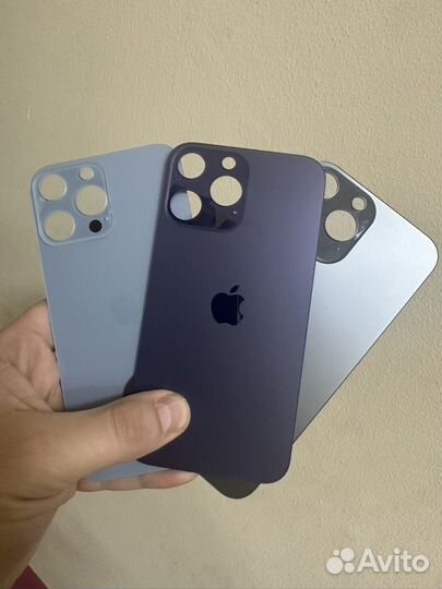 Заднее стекло на iPhone xr в корпусе 13 про