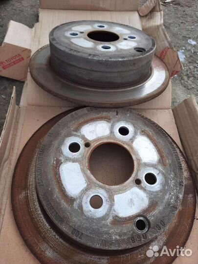 Тормозные диски toyota corolla е120