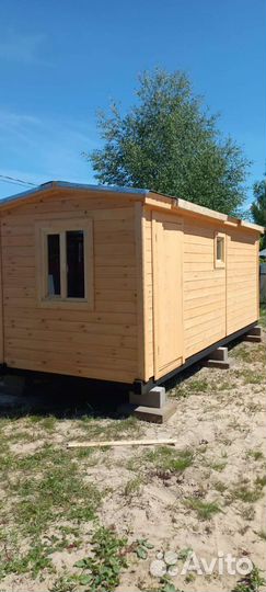 Баня каркасная мобильная улучшенная версия