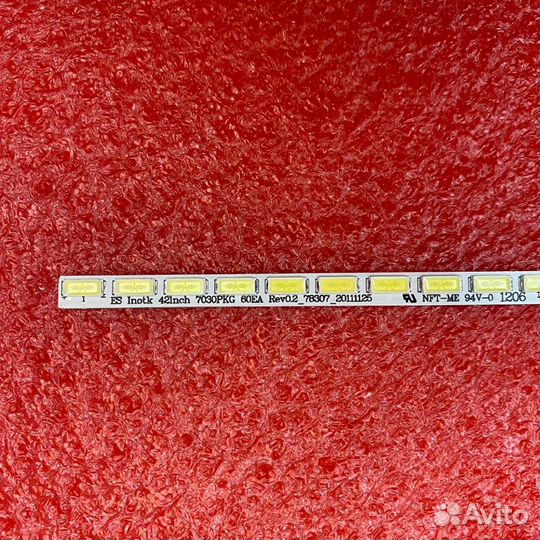 LED подсветка к тв LG42LS570T-ZB 60 led 525mm 8pin