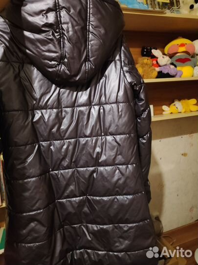 Пальто демисезонное для девочки 134 140