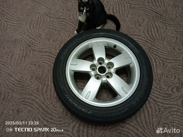 Литой диск r 17 mitsubishi